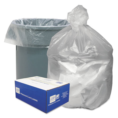 Good 'n Tuff® wholesale. Waste Can Liners, 45 Gal, 10 Microns, 40" X 46", Natural, 250-carton. HSD Wholesale: Janitorial Supplies, Breakroom Supplies, Office Supplies.