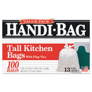 Handi-Bag® wholesale. Super Value Pack, 13 Gal, 0.6 Mil, 23.75" X 28", White, 100-box. HSD Wholesale: Janitorial Supplies, Breakroom Supplies, Office Supplies.