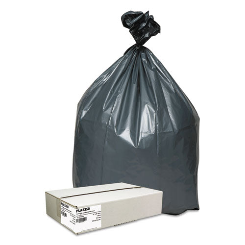 Platinum Plus® wholesale. Can Liners, 33 Gal, 1.35 Mil, 33" X 40", Gray, 50-carton. HSD Wholesale: Janitorial Supplies, Breakroom Supplies, Office Supplies.