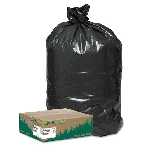 Earthsense® Commercial wholesale. Linear Low Density Large Trash And Yard Bags, 33 Gal, 0.9 Mil, 32.5" X 40", Black, 80-carton. HSD Wholesale: Janitorial Supplies, Breakroom Supplies, Office Supplies.