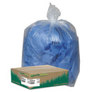 Earthsense® Commercial wholesale. Linear Low Density Clear Recycled Can Liners, 33 Gal, 1.25 Mil, 33" X 39", Clear, 100-carton. HSD Wholesale: Janitorial Supplies, Breakroom Supplies, Office Supplies.