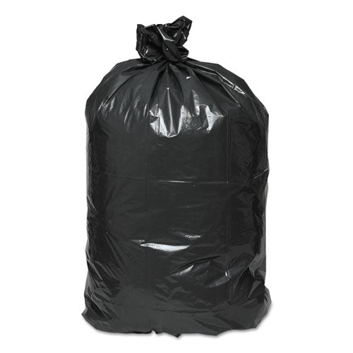 Earthsense® Commercial wholesale. Linear Low Density Recycled Can Liners, 45 Gal, 1.25 Mil, 40" X 46", Black, 100-carton. HSD Wholesale: Janitorial Supplies, Breakroom Supplies, Office Supplies.