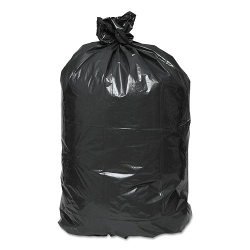 Earthsense® Commercial wholesale. Linear Low Density Recycled Can Liners, 60 Gal, 2 Mil, 38" X 58", Black, 100-carton. HSD Wholesale: Janitorial Supplies, Breakroom Supplies, Office Supplies.