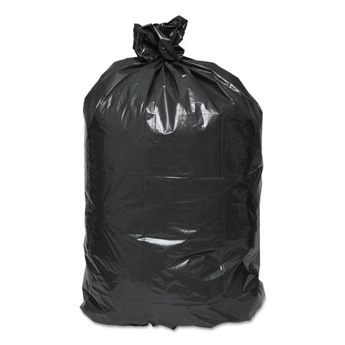 Earthsense® Commercial wholesale. Linear Low Density Recycled Can Liners, 60 Gal, 1.25 Mil, 38" X 58", Black, 100-carton. HSD Wholesale: Janitorial Supplies, Breakroom Supplies, Office Supplies.