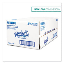 Load image into Gallery viewer, Windsoft® wholesale. WINDSOFT Multifold Paper Towels, 1 Ply, White, 9.25 X 9.5, 250-pack, 16 Packs-carton. HSD Wholesale: Janitorial Supplies, Breakroom Supplies, Office Supplies.