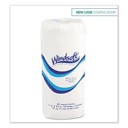 Windsoft® wholesale. WINDSOFT Kitchen Roll Towels, 2 Ply, 11 X 8.5, White, 85-roll, 30 Rolls-carton. HSD Wholesale: Janitorial Supplies, Breakroom Supplies, Office Supplies.