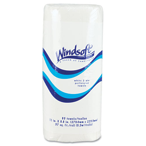 Windsoft® wholesale. WINDSOFT Kitchen Roll Towels, 2 Ply, 11 X 8.5, White, 85-roll. HSD Wholesale: Janitorial Supplies, Breakroom Supplies, Office Supplies.
