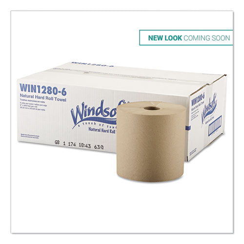 Windsoft® wholesale. WINDSOFT Hardwound Roll Towels, 8" X 800 Ft, Natural, 6 Rolls-carton. HSD Wholesale: Janitorial Supplies, Breakroom Supplies, Office Supplies.