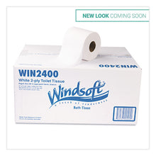 Load image into Gallery viewer, Windsoft® wholesale. WINDSOFT Bath Tissue, Septic Safe, 2-ply, White, 4 X 3.75, 400 Sheets-roll, 24 Rolls-carton. HSD Wholesale: Janitorial Supplies, Breakroom Supplies, Office Supplies.