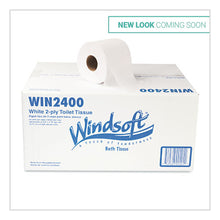 Load image into Gallery viewer, Windsoft® wholesale. WINDSOFT Bath Tissue, Septic Safe, 2-ply, White, 4 X 3.75, 400 Sheets-roll, 24 Rolls-carton. HSD Wholesale: Janitorial Supplies, Breakroom Supplies, Office Supplies.