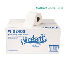 Load image into Gallery viewer, Windsoft® wholesale. WINDSOFT Bath Tissue, Septic Safe, 2-ply, White, 4 X 3.75, 400 Sheets-roll, 24 Rolls-carton. HSD Wholesale: Janitorial Supplies, Breakroom Supplies, Office Supplies.