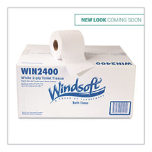 Load image into Gallery viewer, Windsoft® wholesale. WINDSOFT Bath Tissue, Septic Safe, 2-ply, White, 4 X 3.75, 400 Sheets-roll, 24 Rolls-carton. HSD Wholesale: Janitorial Supplies, Breakroom Supplies, Office Supplies.