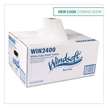 Load image into Gallery viewer, Windsoft® wholesale. WINDSOFT Bath Tissue, Septic Safe, 2-ply, White, 4 X 3.75, 400 Sheets-roll, 24 Rolls-carton. HSD Wholesale: Janitorial Supplies, Breakroom Supplies, Office Supplies.