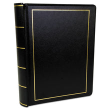 Load image into Gallery viewer, Wilson Jones® wholesale. Wilson Jones® Looseleaf Minute Book, Black Leather-like Cover, 250 Unruled Pages, 8 1-2 X 11. HSD Wholesale: Janitorial Supplies, Breakroom Supplies, Office Supplies.