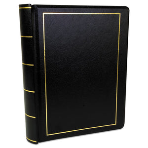 Wilson Jones® wholesale. Wilson Jones® Looseleaf Minute Book, Black Leather-like Cover, 250 Unruled Pages, 8 1-2 X 11. HSD Wholesale: Janitorial Supplies, Breakroom Supplies, Office Supplies.