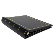 Load image into Gallery viewer, Wilson Jones® wholesale. Wilson Jones® Looseleaf Minute Book, Black Leather-like Cover, 250 Unruled Pages, 8 1-2 X 11. HSD Wholesale: Janitorial Supplies, Breakroom Supplies, Office Supplies.