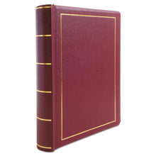 Load image into Gallery viewer, Wilson Jones® wholesale. Wilson Jones® Looseleaf Minute Book, Red Leather-like Cover, 250 Unruled Pages, 8 1-2 X 11. HSD Wholesale: Janitorial Supplies, Breakroom Supplies, Office Supplies.