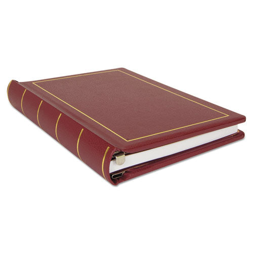 Wilson Jones® wholesale. Wilson Jones® Looseleaf Minute Book, Red Leather-like Cover, 250 Unruled Pages, 8 1-2 X 11. HSD Wholesale: Janitorial Supplies, Breakroom Supplies, Office Supplies.