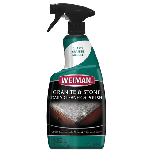WEIMAN® wholesale. Granite Cleaner And Polish, Citrus Scent, 24 Oz Spray Bottle. HSD Wholesale: Janitorial Supplies, Breakroom Supplies, Office Supplies.