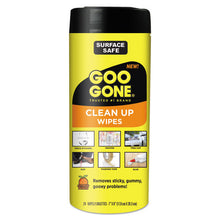 Load image into Gallery viewer, Goo Gone® wholesale. Clean Up Wipes, 8 X 7, Citrus Scent, White, 24-canister, 4 Canister-carton. HSD Wholesale: Janitorial Supplies, Breakroom Supplies, Office Supplies.