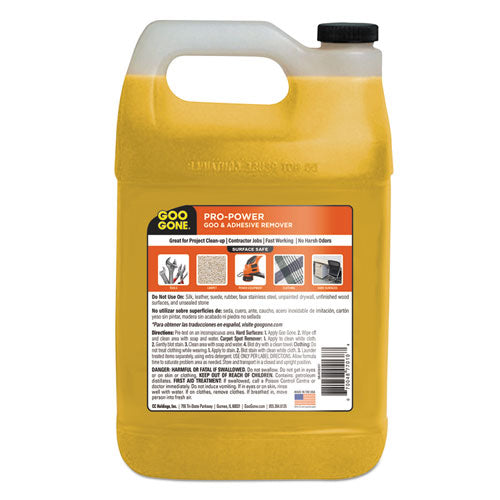 Goo Gone® wholesale. Pro-power Cleaner, Citrus Scent, 1 Gal Bottle. HSD Wholesale: Janitorial Supplies, Breakroom Supplies, Office Supplies.