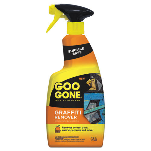 Goo Gone® wholesale. Graffiti Remover, 24 Oz Spray Bottle, 4-carton. HSD Wholesale: Janitorial Supplies, Breakroom Supplies, Office Supplies.