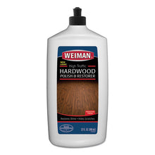 Load image into Gallery viewer, WEIMAN® wholesale. High Traffic Hardwood Polish And Restorer, 32 Oz Squeeze Bottle. HSD Wholesale: Janitorial Supplies, Breakroom Supplies, Office Supplies.