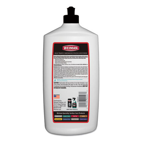 WEIMAN® wholesale. High Traffic Hardwood Polish And Restorer, 32 Oz Squeeze Bottle. HSD Wholesale: Janitorial Supplies, Breakroom Supplies, Office Supplies.