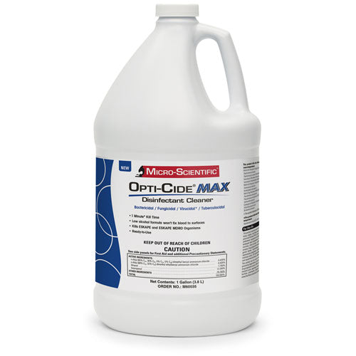 Opti-Cide® Max wholesale. Opticide Disinfectant Cleaner, 1 Gal Bottle, 4-carton. HSD Wholesale: Janitorial Supplies, Breakroom Supplies, Office Supplies.