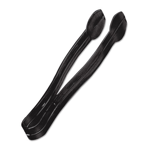 WNA wholesale. Plastic Tongs, 9 Inches, Black, 48-case. HSD Wholesale: Janitorial Supplies, Breakroom Supplies, Office Supplies.