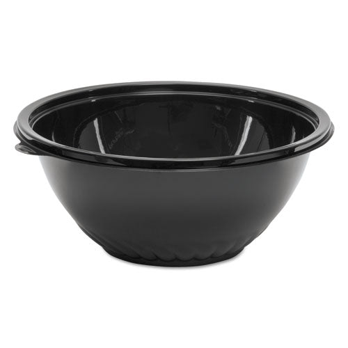 WNA wholesale. Caterline Pack N' Serve Plastic Bowl, 160 Oz, 12" Diameter X 5"h, Black, 25-carton. HSD Wholesale: Janitorial Supplies, Breakroom Supplies, Office Supplies.