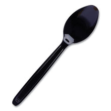 Load image into Gallery viewer, WNA wholesale. Cutlery For Cutlerease Dispensing System, Spoon 6&quot;, Black, 960-box. HSD Wholesale: Janitorial Supplies, Breakroom Supplies, Office Supplies.