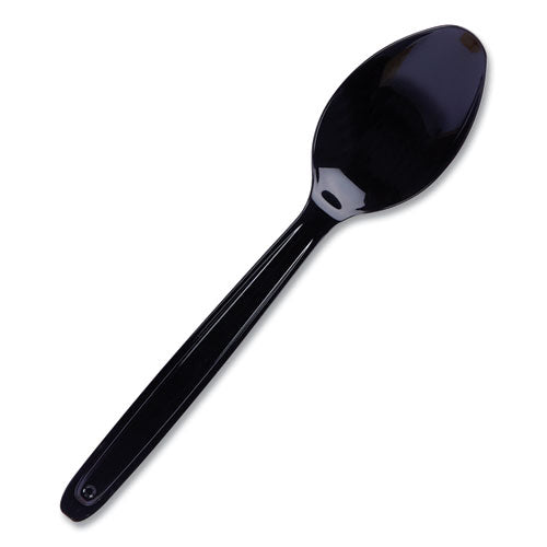 WNA wholesale. Cutlery For Cutlerease Dispensing System, Spoon 6", Black, 960-box. HSD Wholesale: Janitorial Supplies, Breakroom Supplies, Office Supplies.