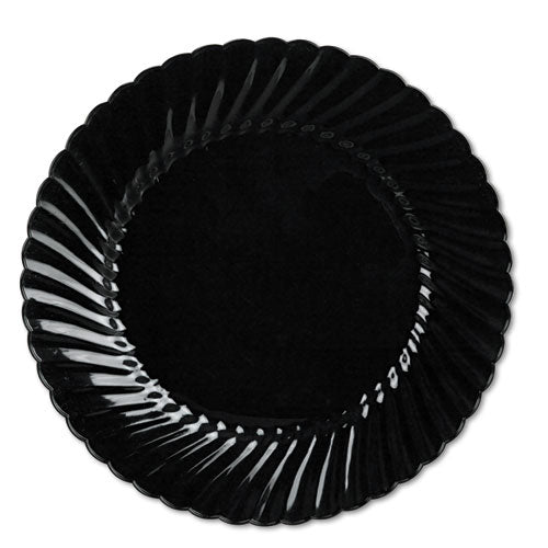 WNA wholesale. Classicware Plates, Plastic, 10.25 In, Black, 144-case. HSD Wholesale: Janitorial Supplies, Breakroom Supplies, Office Supplies.