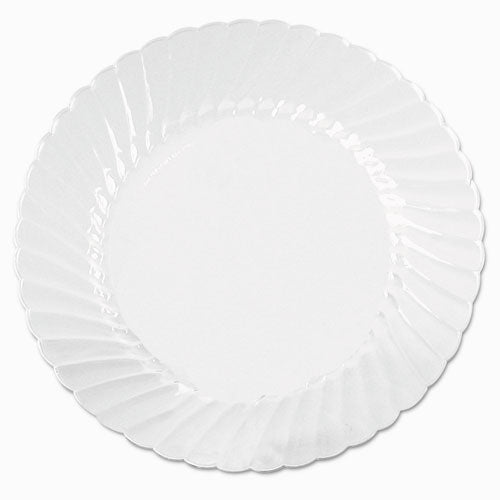 WNA wholesale. Classicware Plates, Plastic, 10.25 In, Clear, 18-bag, 8 Bag-carton. HSD Wholesale: Janitorial Supplies, Breakroom Supplies, Office Supplies.