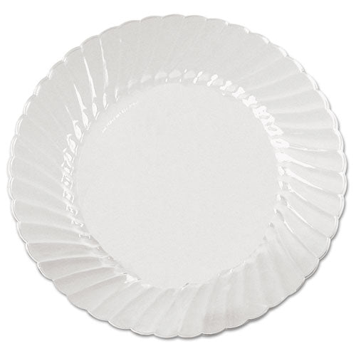WNA wholesale. Classicware Plates, Plastic, 6 In, Clear, 18-bag, 10 Bag-carton. HSD Wholesale: Janitorial Supplies, Breakroom Supplies, Office Supplies.