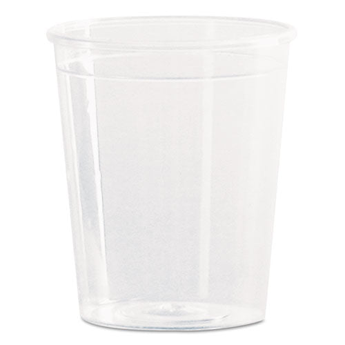 WNA wholesale. Comet Plastic Portion-shot Glass, 2 Oz., Clear, 50-pack. HSD Wholesale: Janitorial Supplies, Breakroom Supplies, Office Supplies.