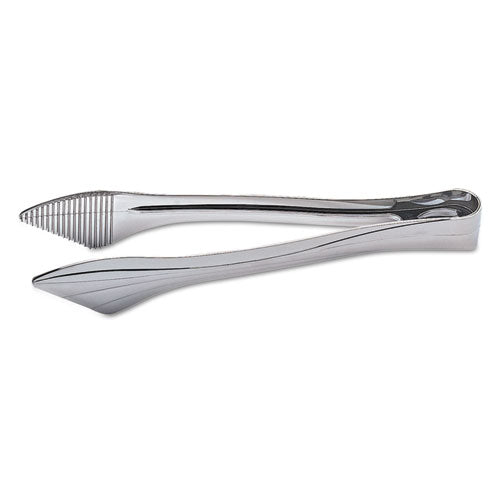 WNA wholesale. Reflections Heavyweight Plastic Utensils, Serving Tongs, Silver. HSD Wholesale: Janitorial Supplies, Breakroom Supplies, Office Supplies.