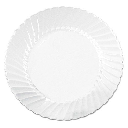 WNA wholesale. Classicware Plates, Plastic, 10.25 In, Clear, 12-bag, 12 Bag-carton. HSD Wholesale: Janitorial Supplies, Breakroom Supplies, Office Supplies.