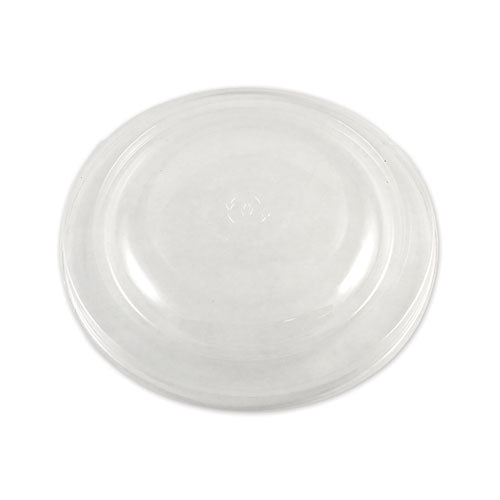 World Centric® wholesale. Fiber Bowl Lids, 7.5" Diameter X 1"h, Clear, 300-carton. HSD Wholesale: Janitorial Supplies, Breakroom Supplies, Office Supplies.