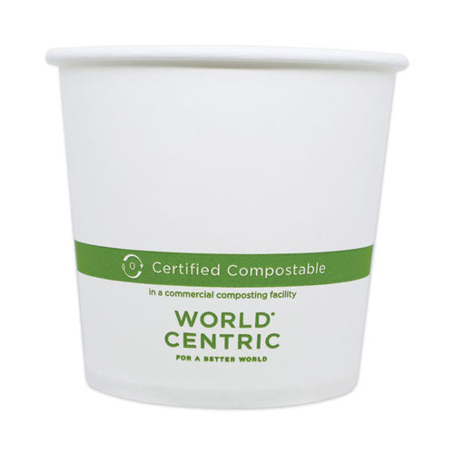 World Centric® wholesale. Paper Bowls, 24 Oz, 4.4" Diameter X 4.4"h, White, 500-carton. HSD Wholesale: Janitorial Supplies, Breakroom Supplies, Office Supplies.