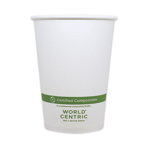 World Centric® wholesale. Paper Bowls, 32 Oz, 4.4" Diameter X 5.8"h, White, 500-carton. HSD Wholesale: Janitorial Supplies, Breakroom Supplies, Office Supplies.