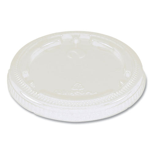 World Centric® wholesale. Fiber Cup Lids, 3.1" Diameter X 0.4"h, Clear, 1,000-carton. HSD Wholesale: Janitorial Supplies, Breakroom Supplies, Office Supplies.