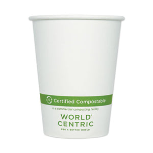 World Centric® wholesale. Paper Hot Cups, 12 Oz, White, 1,000-carton. HSD Wholesale: Janitorial Supplies, Breakroom Supplies, Office Supplies.