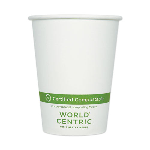 World Centric® wholesale. Paper Hot Cups, 12 Oz, White, 1,000-carton. HSD Wholesale: Janitorial Supplies, Breakroom Supplies, Office Supplies.