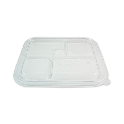 World Centric® wholesale. Pla Lids For Fiber Bento Box Containers, Five Compartments, 12.1 X 9.8 X 0.8, Clear, 300-carton. HSD Wholesale: Janitorial Supplies, Breakroom Supplies, Office Supplies.