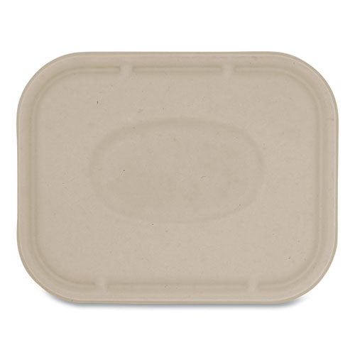 World Centric® wholesale. Fiber Lids For Fiber Containers, 7.8 X 10.1 X 0.5, Natural, 400-carton. HSD Wholesale: Janitorial Supplies, Breakroom Supplies, Office Supplies.