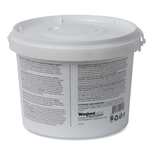 Wexford Labs wholesale. Cleancide Disinfecting Wipes, Fresh Scent, 8 X 5.5, 400-tub. HSD Wholesale: Janitorial Supplies, Breakroom Supplies, Office Supplies.