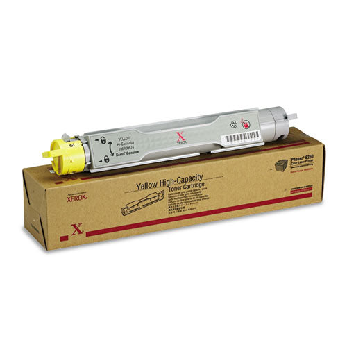 Xerox® wholesale. XEROX 106r00674 High-yield Toner, 8,000 Page-yield, Yellow. HSD Wholesale: Janitorial Supplies, Breakroom Supplies, Office Supplies.