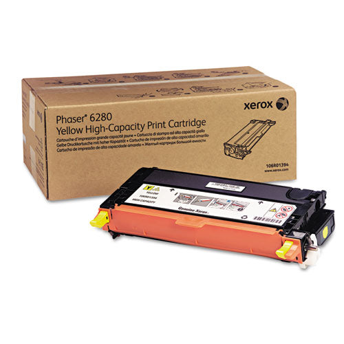 Xerox® wholesale. XEROX 106r01394 High-yield Toner, 5,900 Page-yield, Yellow. HSD Wholesale: Janitorial Supplies, Breakroom Supplies, Office Supplies.